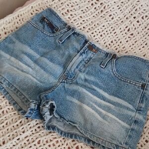 Lei Blue Jean Shorts Distressed Cut-Off Style